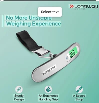 Smart Digital Luggage Scale