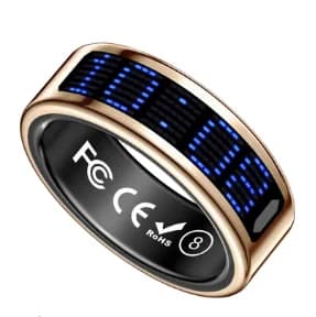 SR08 Smart Ring Health Tracker Heart Rate Blood Oxygen Sleep Monitor Step Calories Distance Sport Smart Ring For Men Women OEM ODM